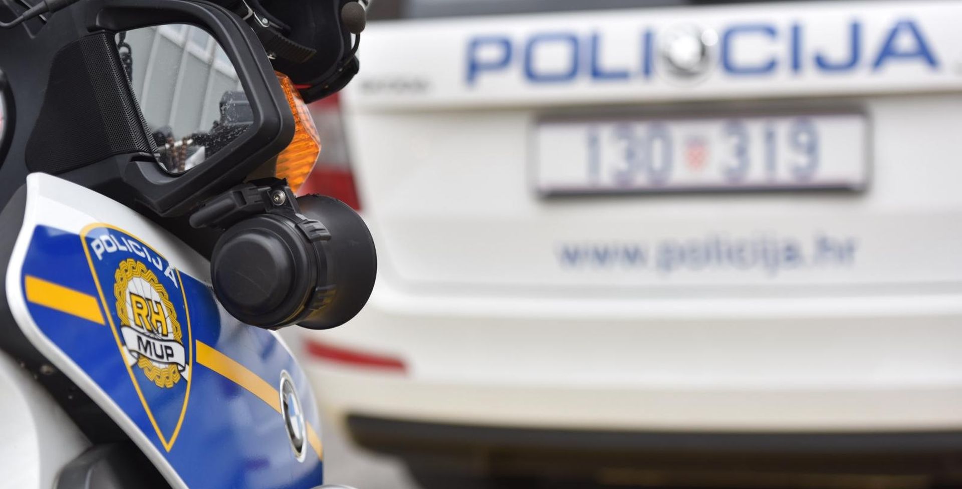 20.03.2017., Sibenik -
Policijske oznake na sluzbenim vozilima.
Photo: Hrvoje Jelavic/PIXSELL