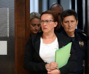 21.10.2019., Varazdin - Nastavljeno sudjenje Smiljani Srnec, optuzenoj za ubojstvo 21-godisnje sestre Jasmine tijekom ljeta 2000. godine. Photo: Vjeran Zganec Rogulja/PIXSELL