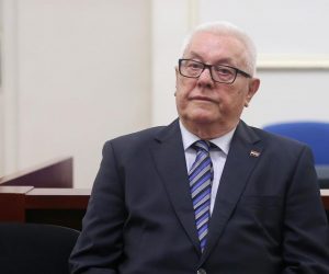 21.10.2019., Zagreb  - Sudjenje Ivi Sanaderu na Zupanijskom sudu na kojem svjedoci Luka Bebic. 
Photo: Dalibor Urukalovic/PIXSELL
