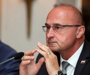 22.08.2019., Zagreb - Godisnja konferencija veleposlanika, generalnih konzula i vojnih izaslanika Republike Hrvatske odrzana je u Hotelu Sheraton. Ministar vanjskih i europskih poslova Gordan Grlic Radman
Photo: Goran Stanzl/PIXSELL