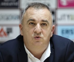 23.01.2019., Velika Gorica - Konferencija za medije HNK Gorica na kojoj su Nenad Crnko i Mindaugas Nikolicius predstavili uspjeh kluba u prodaji igraca. 
Photo: Jurica Galoic/PIXSELL