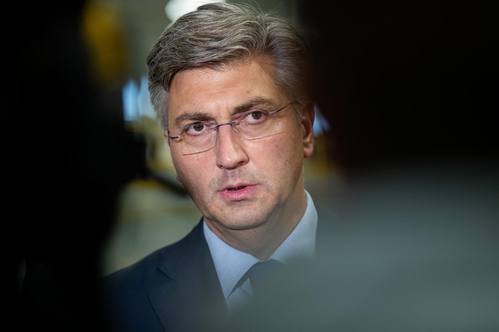 23.09.2019., Velika Gorica - Predsjednik Vlade Andrej Plenkovic sudjelovao je na svecanom otvorenju novog sortirnog centra Hrvatske poste u Velikoj Gorici. Andrej Plenkovic.
Photo: Davor Puklavec/PIXSELL