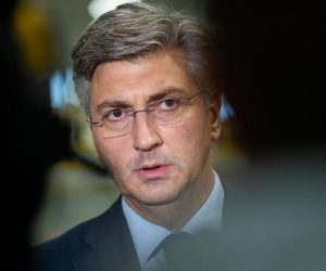 23.09.2019., Velika Gorica - Predsjednik Vlade Andrej Plenkovic sudjelovao je na svecanom otvorenju novog sortirnog centra Hrvatske poste u Velikoj Gorici. Andrej Plenkovic.
Photo: Davor Puklavec/PIXSELL