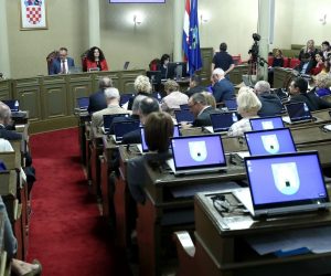 23.10.2019., Zagreb - 28. sjednica Gradske skupstine Grada Zagreba. Milan Bandic. Photo: Sanjin Strukic/PIXSELL