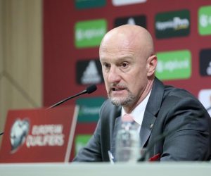 24.03..2019., Budimpesta - Madjarska - Konferencija za medije madjarske nogometne reprezentacije nakon kvalifikacijske utakmice s Hrvatskom za Europsko nogometno prvenstvo 2020. Marco Rossi. Photo: Sanjin Strukic/PIXSELL