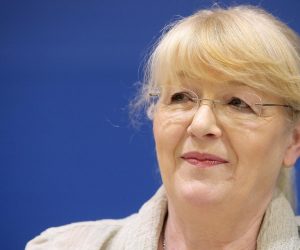 24.05.2017., Zagreb - Konferencija za medije na temu provedbe cjelovite reforme obrazovanja odrzana je u Ministarstvu znanosti i obrazovanja. Prof. dr. sc. Dijana Vican, predsjednica posebnog strucnog povjerenstva za provedbu Strategije obrazovanja, znanosti i tehnologije. 
Photo: Goran Stanzl/PIXSELL
