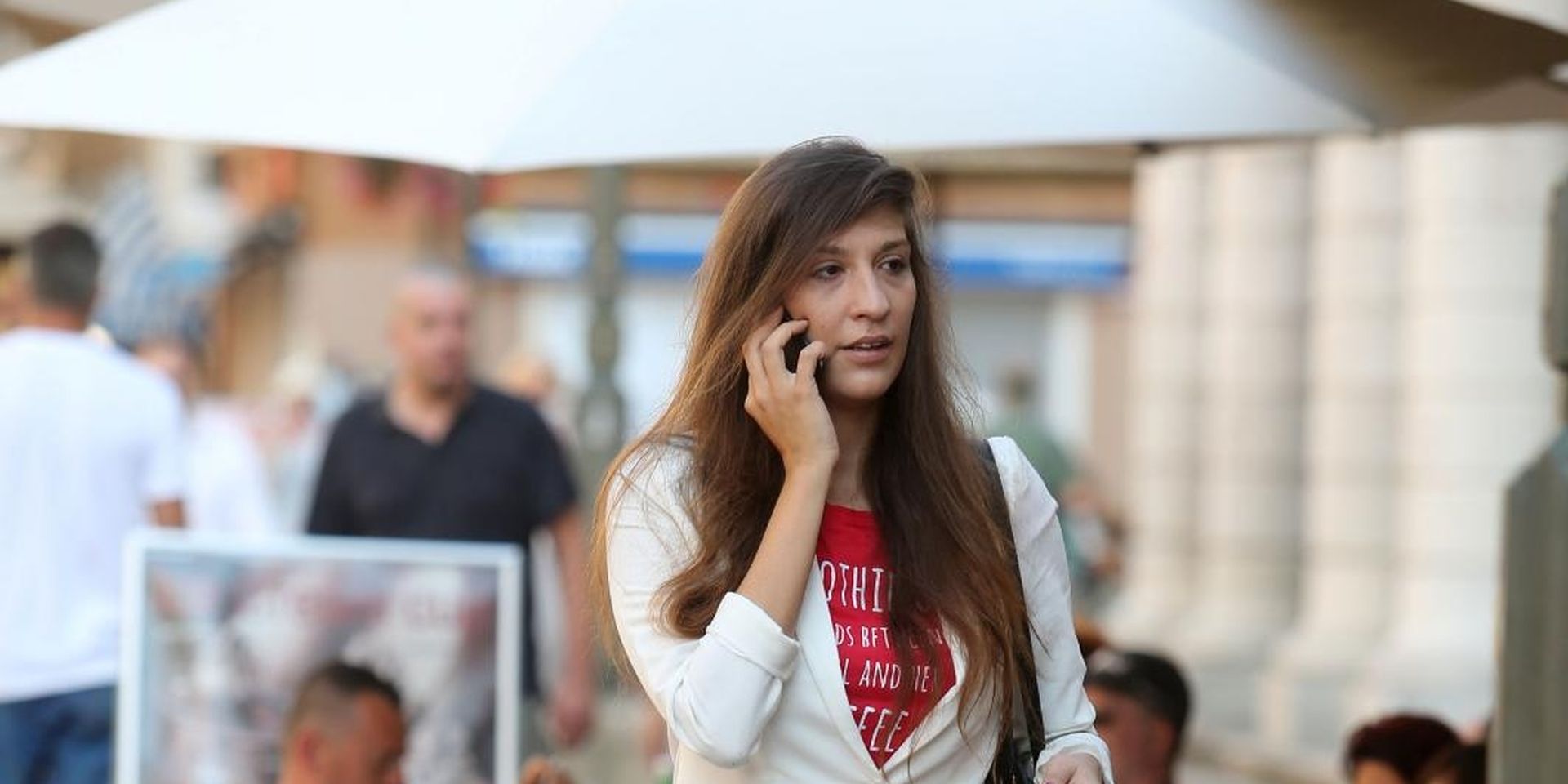 24.07.2019., Rijeka - Vijecnica HDZ-a Ivona Milinovic dolazi na sjednicu Gradskog vijeca. Photo: Goran Kovacic/PIXSELL