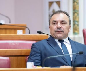 27.06.2019., Zagreb - U nastavku 12. sjednice Hrvatskog sabora raspravljalo se o Zakonu o meteoroloskoj i hidroloskoj djelatnosti. Vlaho Orepic. 
Photo: Davor Puklavec/PIXSELL