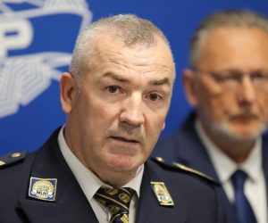 28.10.2019.,Zagreb -  Nakon sto je zamjenik ravnatelja policije Josip Celic podnio ostavku odrzana je izvanredna konferencija za novinare na kojoj su govorili glavni ravnatelj policije Nikola Milina i ministar unutarnjih poslova Davor Bozinovic.
Photo: Jurica Galoic/PIXSELL