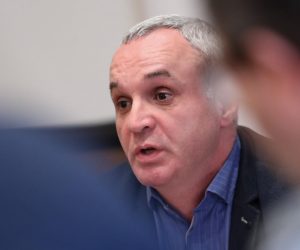 Zagreb: Konferencija za medije o slučaju tužbe HND-a od strane HRT-a 28.12.2018., Zagreb,Novinarski dom - Konferencija za medije vodstva Hnd-a povodom tuzbi koje je HRT podignuo protiv Hrvoja Zovka i Hnd-a. Hrvoje Zovko
 Photo: Jurica Galoic/PIXSELL