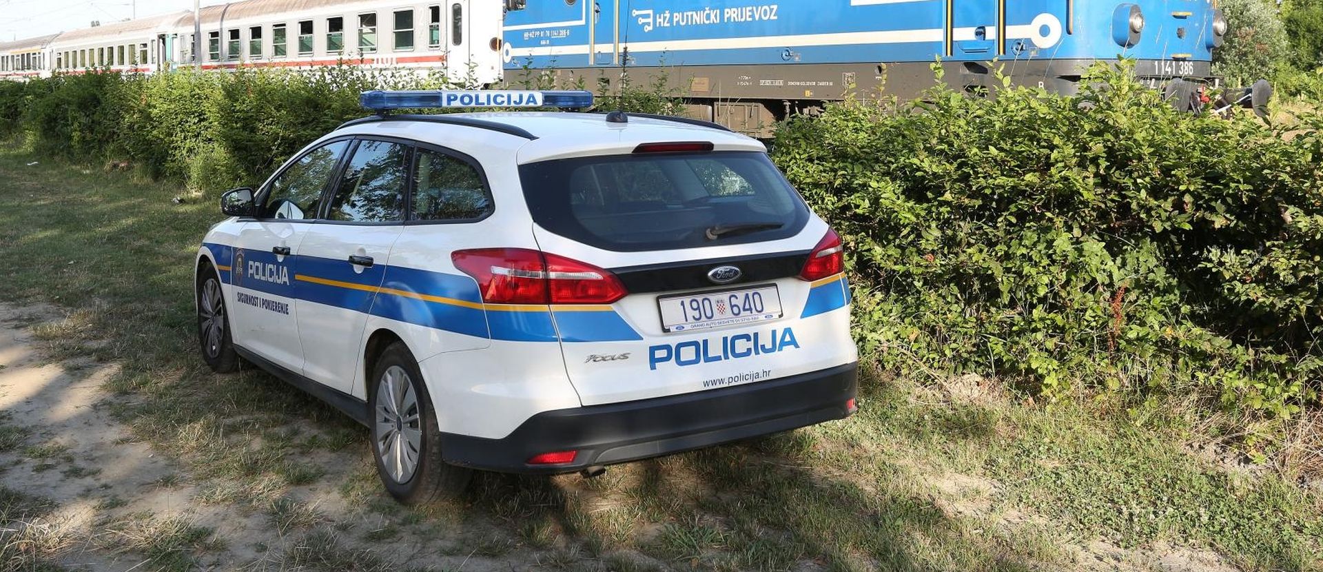 30.06.2019., Zagreb - Na pruznom prijelazu Trnava, vlak usmrtio biciklista. 

Photo: Marko Prpic/PIXSELL