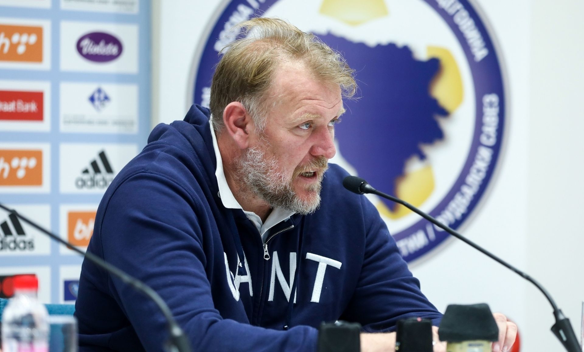 31.10.2019., Sarajevo, Bosna i Hercegovina - Izbornik nogometne reprezentacije Bosne i Hercegovine Robert Prosinecki odrzao je konferenciju za medije. Photo: Armin Durgut/PIXSELL