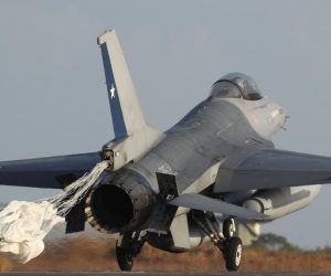 FILE PHOTO: A Chilean Air Force F-16 jet fighter lands at an airbase during CRUZEX multinational air exercise in Natal FILE PHOTO: A Chilean Air Force F-16 jet fighter lands at an airbase during CRUZEX, a multinational air exercise hosted by the Brazilian Air Force, in Natal, Brazil November 21, 2018. REUTERS/Paulo Whitaker/File Photo Paulo Whitaker