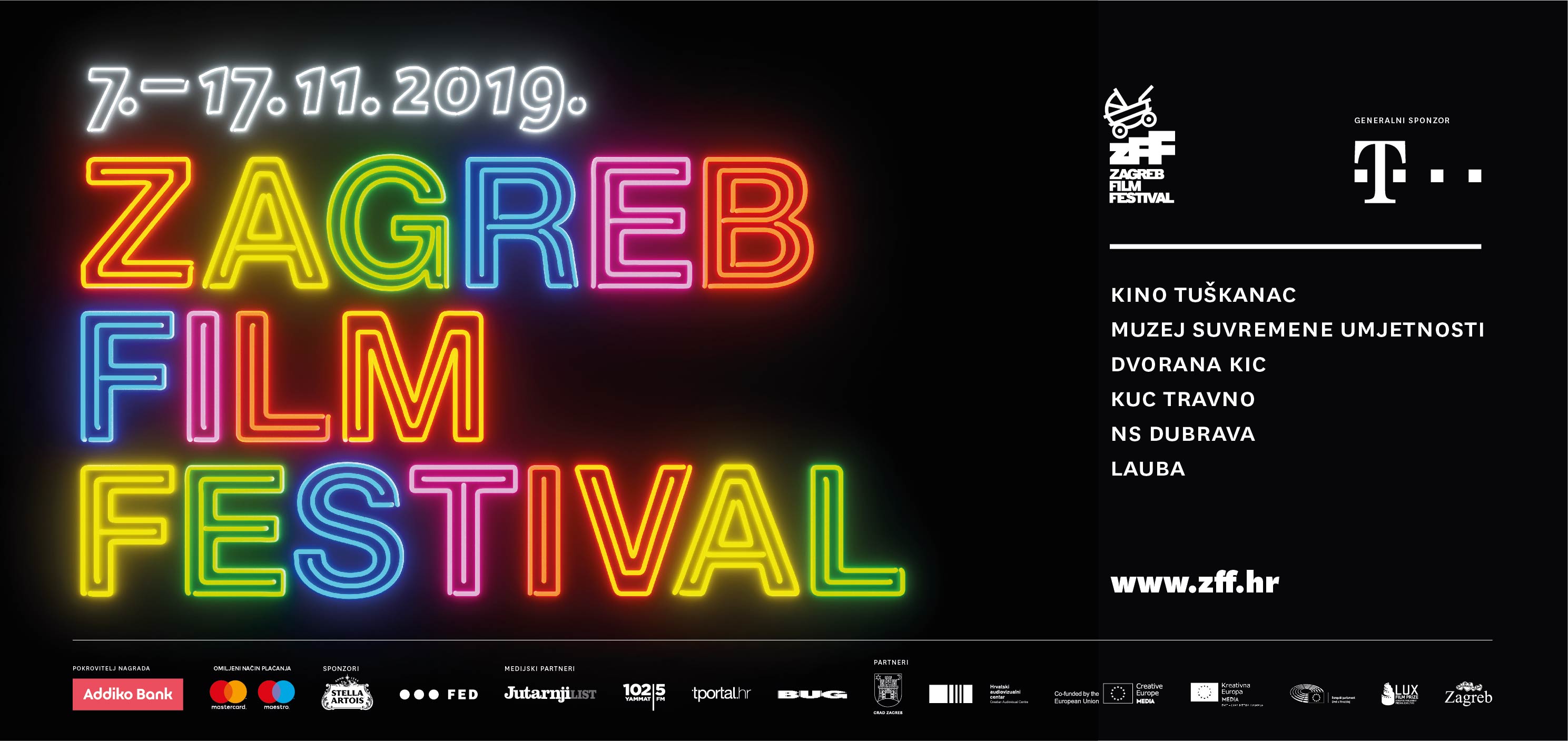 Zagreb, 24.10.2019. - Zagreb Film Festival (ZFF) u jednom od svojih najpopularnijih i najdugovječnijih programa,  Velikih 5, koji se ove godine održava jedanaesti put, donosi izbor ponajboljih recentnih filmskih ostvarenja iz pet najvećih europskih kinematografija, Francuske, Italije, Njemačke, Ujedinjenog Kraljevstva i Španjolske.
foto HINA/ ZFF/ ml