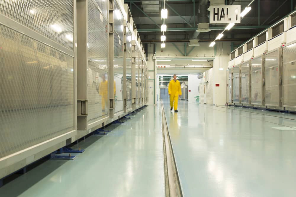 epa07976712 A handout photo made available by the Iran Atomic Energy Organization reportedly shows the inside of the Iran's Fordow nuclear facility, in Fordow, Qom province, 06 November 2019. Media reported following president Rouhani's announcement of the country's fourth step in reducing its nuclear commitment to the Joint Comprehensive Plan of Action (JCPOA), Iran will begin injecting uranium gas into 1,044 advanced centrifuges.  EPA/HO HANDOUT  HANDOUT EDITORIAL USE ONLY/NO SALES