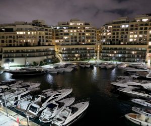 epa08010800 A generic view dated 11 November 2019 of the Portomaso Harbour where the boat belonging to 17 Black owner Yorgen Fenech is berthed after being intercepted at sea by the Armed Forces of Malta and returned to Malta early 20 November 2019, in connection with the Daphne Caruana Galizia murder case. The yacht was seized off the coast of Pembroke soon after it had left Portomaso at 5.30am.  Fenech was arrested and is in police custody, sources said. On Tuesday, Prime Minister Joseph Muscat said he signed a letter that assures a presidential pardon to a man who claims to have information with regard to the assassination of Daphne Caruana Galizia in October 2017.  EPA/DOMENIC AQUILINA