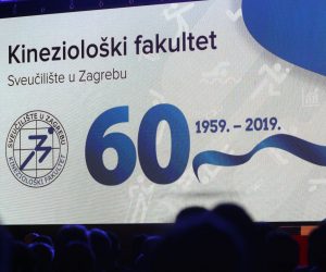 Zagreb, 20.11.2019 - Kineziološki fakultet Sveučilišta u Zagrebu obilježio je 60. obljetnicu djelovanja.
Foto HINA/ Dario GRZELJ/ dag