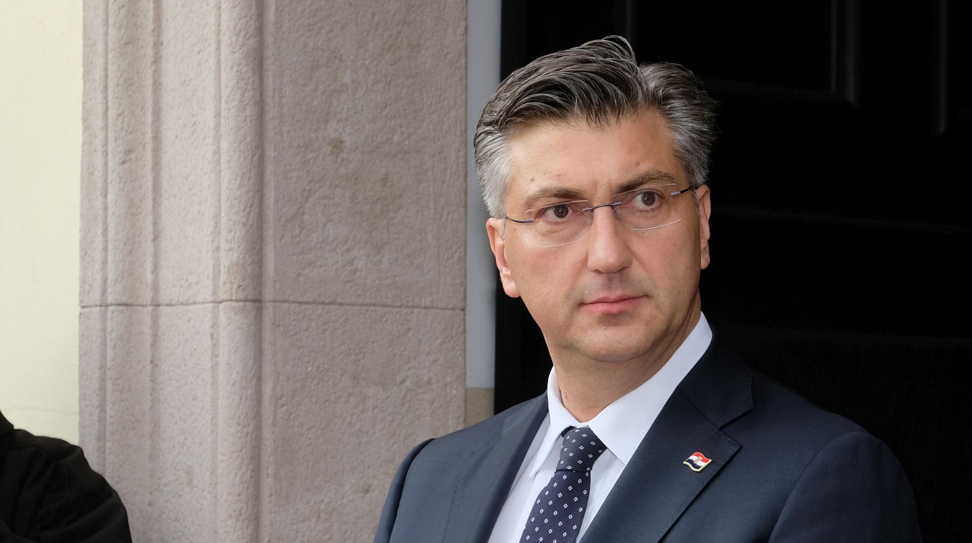 Zagreb, 21.11.2019 - Hrvatski premijer Andrej Plenković sastao se s rumunjskim premijerom Ludovicom Orbanom.
Na fotografiji Andrej Plenković.
foto HINA/ Edvard ŠUŠAK/ es