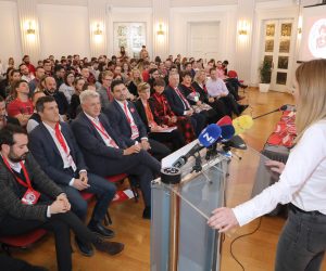 Zagreb, 23.11.2019 -  11. Izborna konvencija Foruma Mladih SDP-a. 
foto HINA/ Admir BULJUBAIÆ/ abu