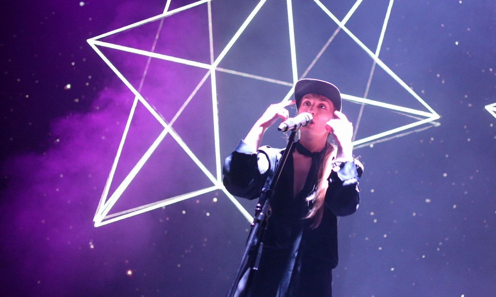 02.11.2019., Zagreb -  Koncert pjevacice Sun U u Pogonu Jedinstvo.
Photo: Matija Habljak/PIXSELL