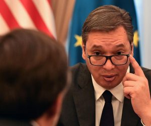 04.11.2019., Beograd, Srbija -  Posebni americki izaslanik za zapadni Balkan Matthew Palmer sastao se s predsjednikom Srbije Aleksandrom Vucicem. Photo: Srdjan Ilic/PIXSELL