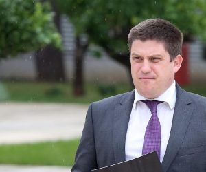 05.10.2019.,Sibenik-Ministar regionalnoga razvoja i fondova Europske unije mr.sc. Marko Pavic  domacin je konferencije Dani regionalnoga razvoja i EU fondova koja se odrzava u Solarisu.Sudionike konferencije pozdravio je i predsjednik vlade Andrej Plenkovic.
Photo: Dusko Jaramaz/PIXSELL