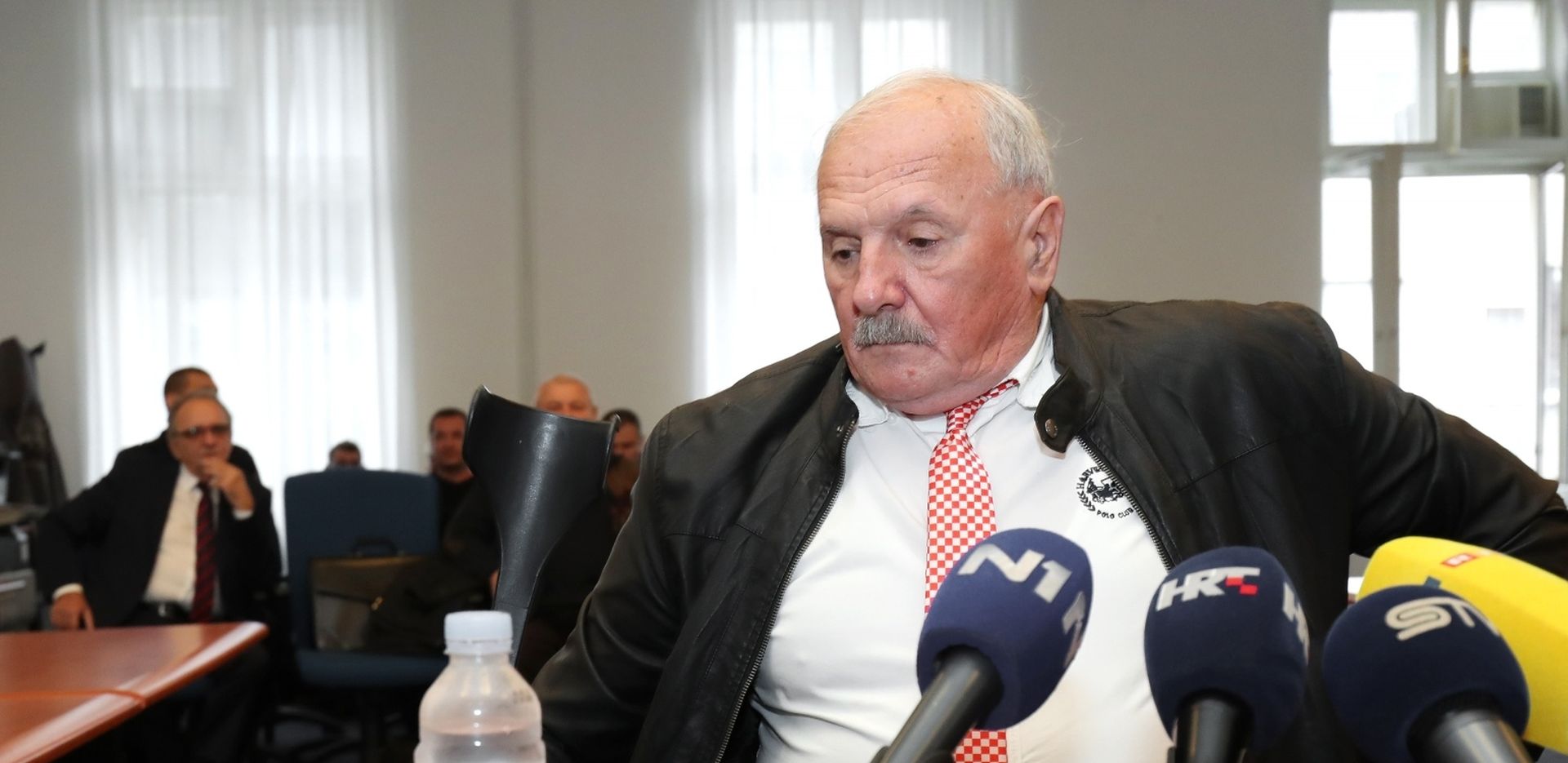05.10.2019., Zagreb - Zupanijski sud. Nikola Jaman svjedocio je na sudjenju Branimiru Glavasu i drugima kod sutkinje Tanje Pavelin. Photo: Sanjin Strukic/PIXSELL