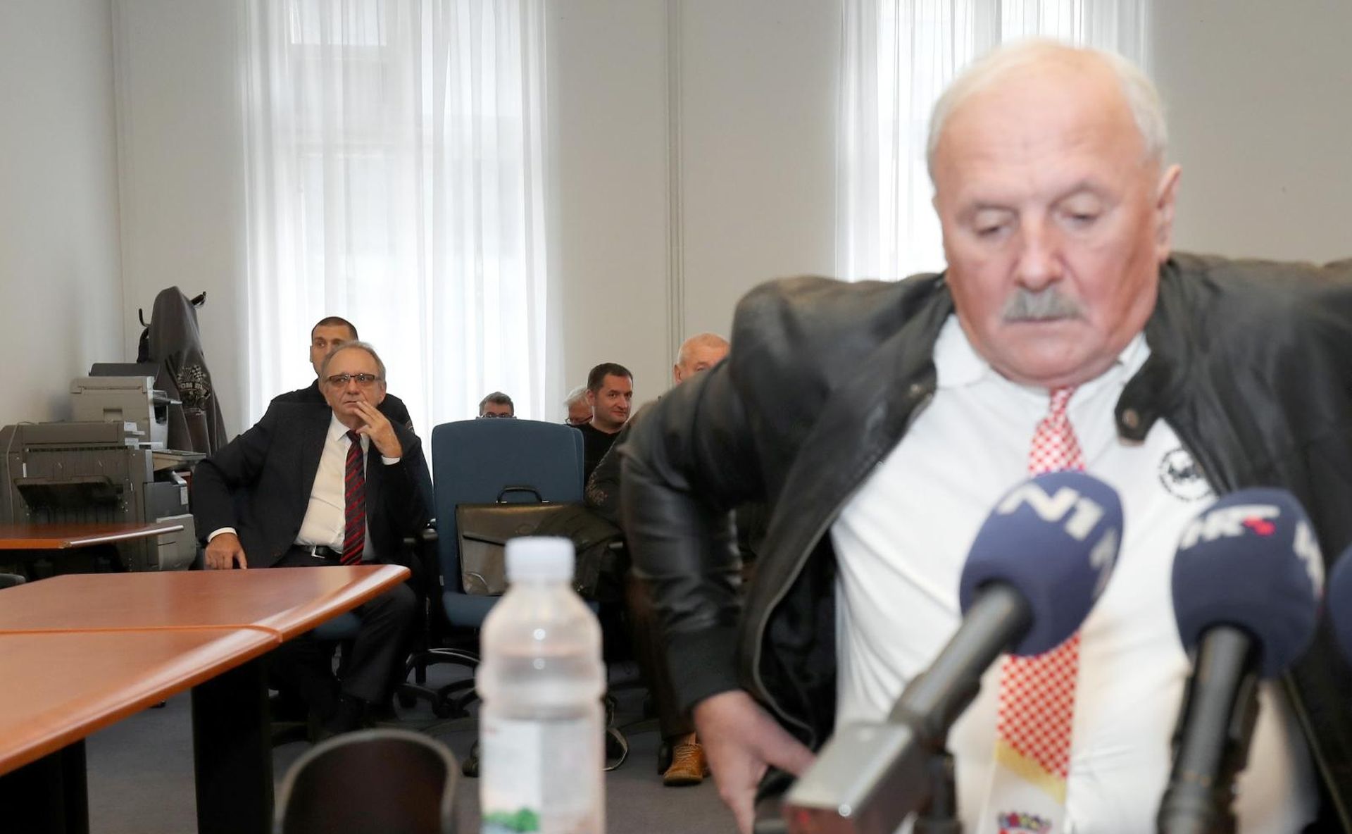 05.10.2019., Zagreb - Zupanijski sud. Nikola Jaman svjedocio je na sudjenju Branimiru Glavasu i drugima kod sutkinje Tanje Pavelin. Photo: Sanjin Strukic/PIXSELL