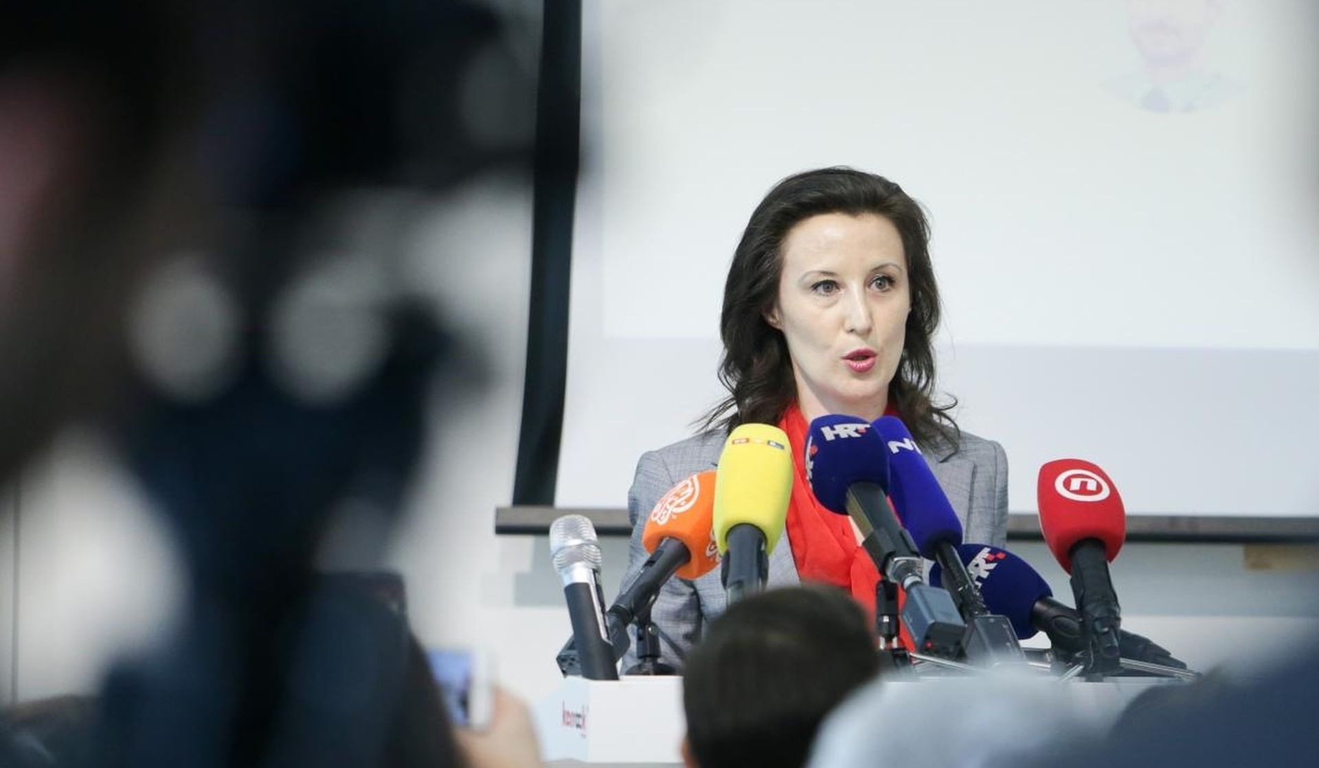 6.4.2019., Zagreb - Predstavljanje liste kandidata stranke Start za izbore za clanove Europskog parlamenta. Listu je predstavila Dalija Oreskovic a govorio je Bojan Glavasevic.  Photo: Filip Kos/PIXSELL