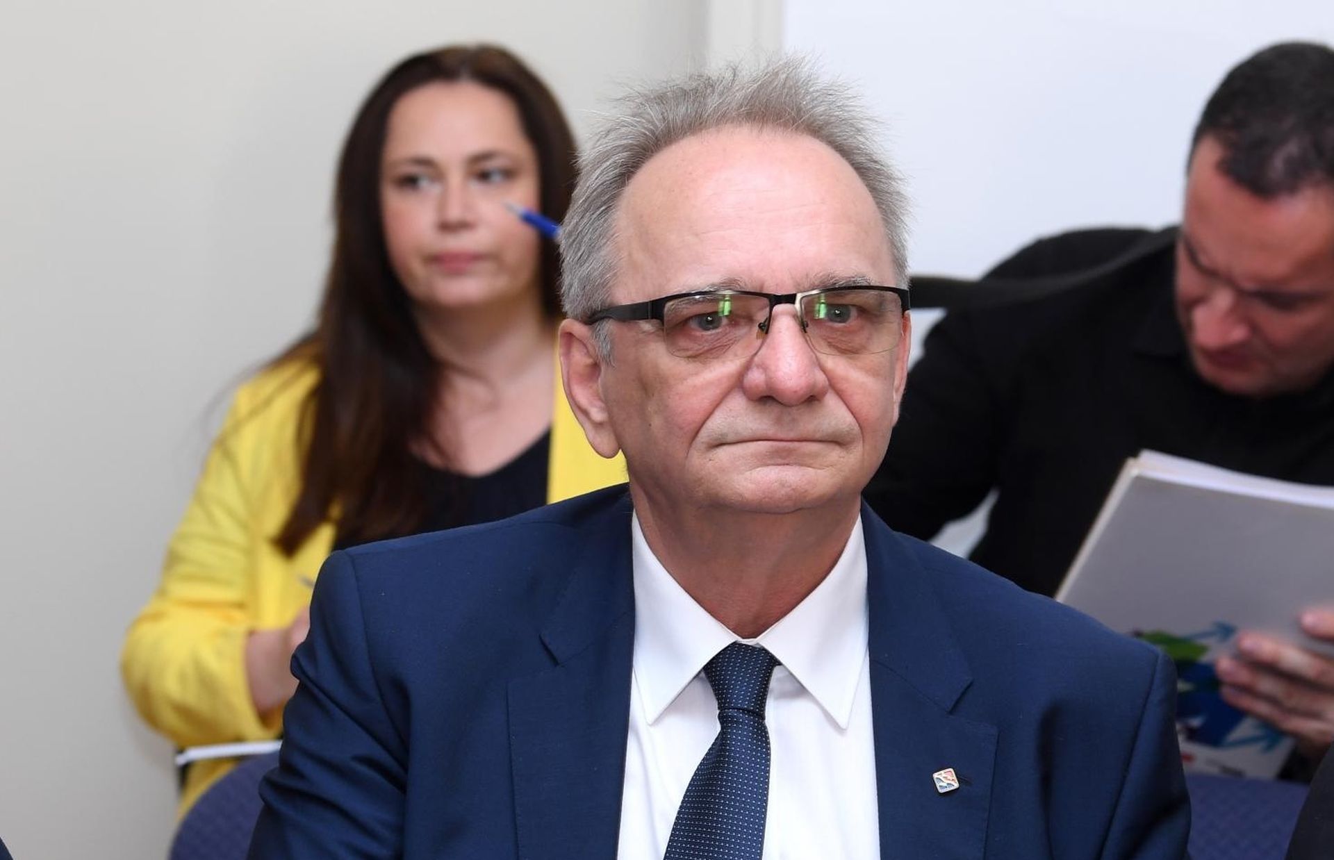 06.06.2019., Zagreb - Na Zupanijskom sudu nastavljeno sudjenje Branimiru Glavasu. Svjedoci Ivan Grujic i Zvonko Pejic. 
Photo: Marko Lukunic/PIXSELL