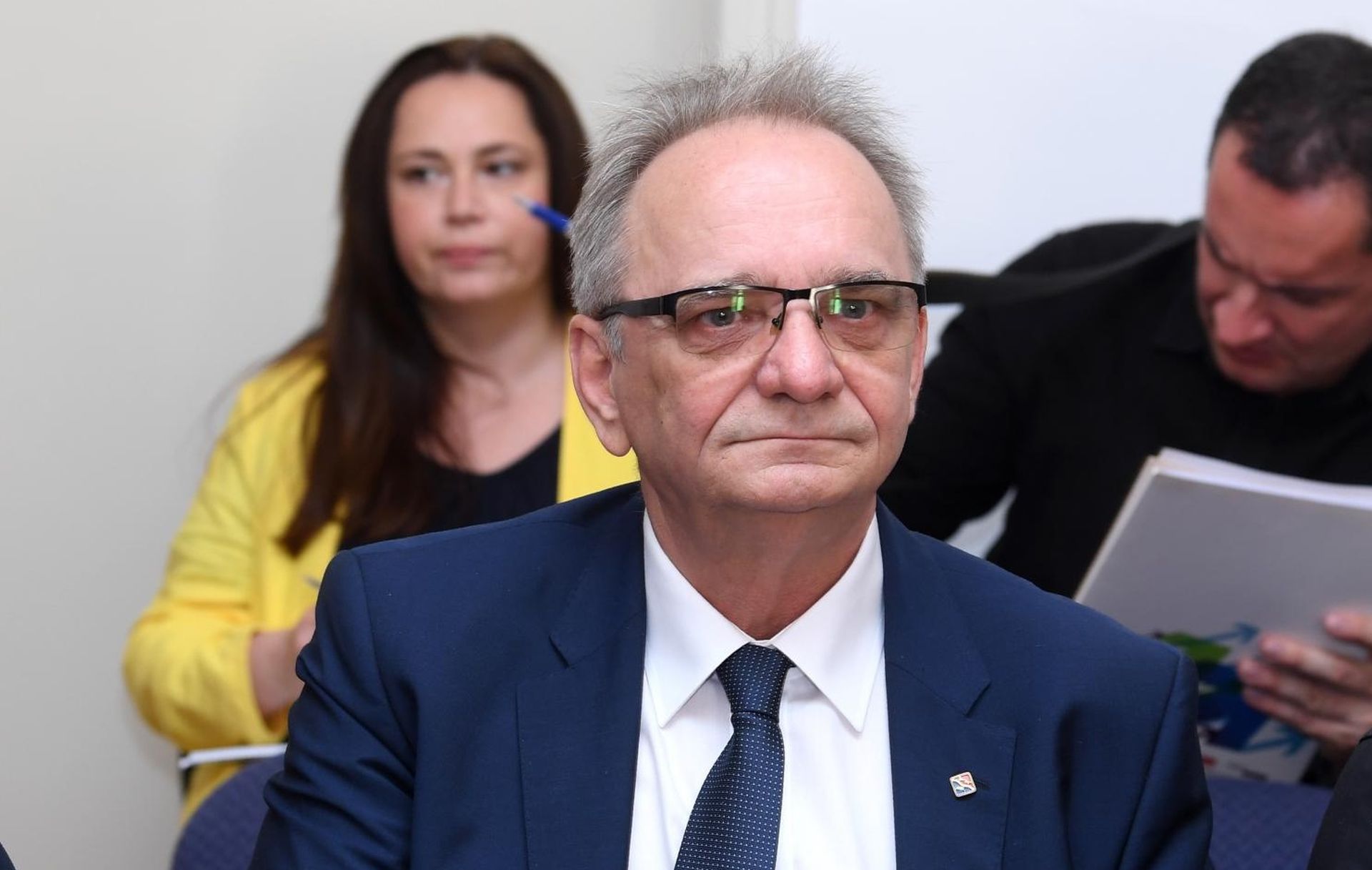 06.06.2019., Zagreb - Na Zupanijskom sudu nastavljeno sudjenje Branimiru Glavasu. Svjedoci Ivan Grujic i Zvonko Pejic. 
Photo: Marko Lukunic/PIXSELL