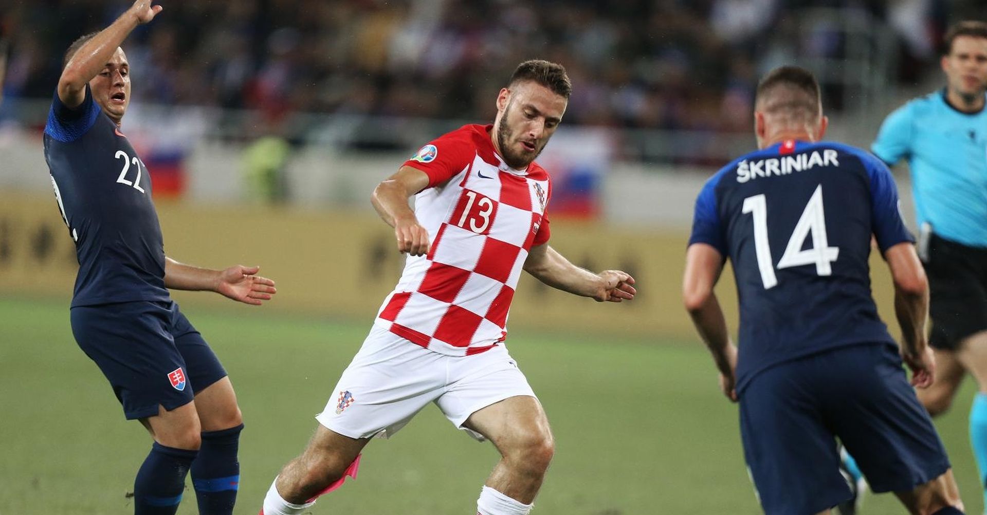 06.09.2019., stadion Anton Malatinsky, Trnava, Slovacka - Kvalifikacijska utakmica za Europsko prvenstvo, skupina E, 4. kolo, Slovacka - Hrvatska. Nikola Vlasic Photo: Davor Javorovic/PIXSELL