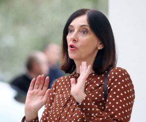 06.11.2019., Sibenik - U Konvencijskom Centru Sibenik u Solarisu svecano je otvorena 21. Carnetove konferencija za korisnike CUC 2019. Ministrica znanosti i obrazovanja Blazenka Divjak Photo: Dusko Jaramaz/PIXSELL