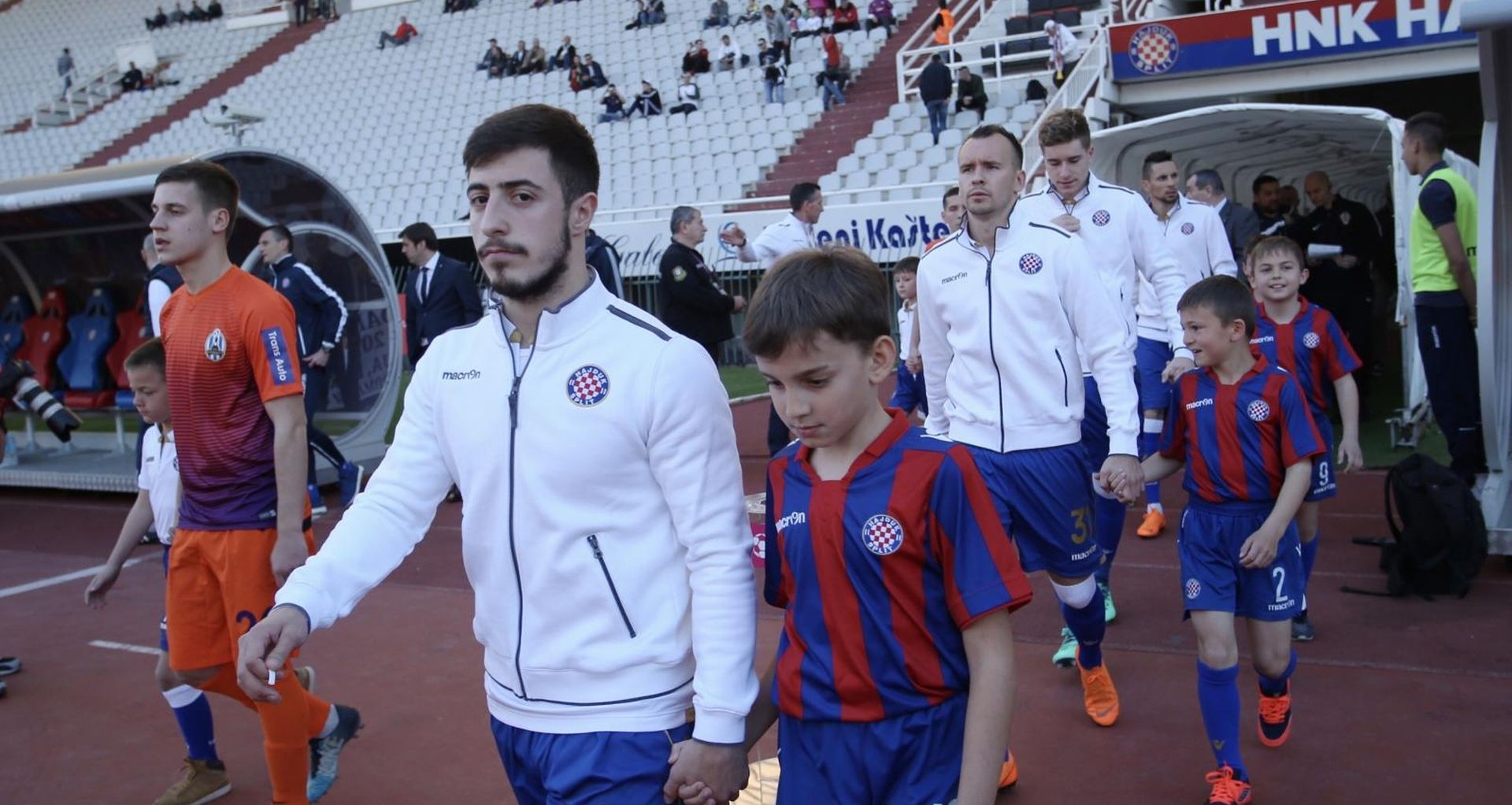 07.04.2018., gradski stadion Poljud, Split - Hrvatski telekom Prva liga, 28. kolo, HNK Hajduk - NK Lokomotiva. Josip Juranovic.
Photo: Ivo Cagalj/PIXSELL