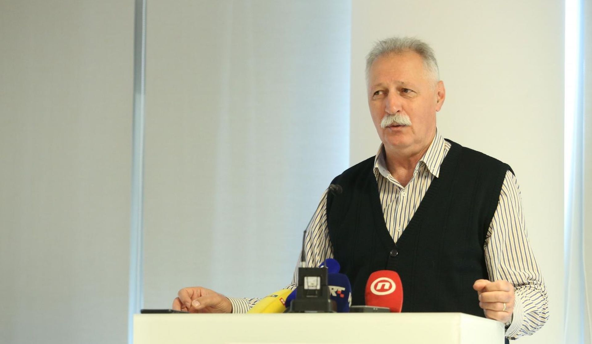 07.11.2019., Zagreb -  Sindikati o strjku.Branimir Mihalinec.
Photo: Matija Habljak/PIXSELL