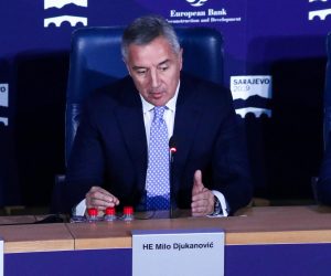 06.05.2019., Sarajevo, Bosna i Hercegovina - U zgradi Parlamentarne skupstine odrzan je Bussines Forum u okviru godisnjeg sastanka Europske banke za obnovu i razvoj. Predsjednik Crne Gore Milo Djukanovic 
Photo: Armin Durgut/PIXSELL