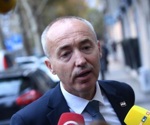 08.11.2019., Zagreb - Zajednicka sjednica predsjednistva i nacionalnog vijeca HDZ-a. Damir Krsticevic
Photo: Marko Lukunic/PIXSELL
