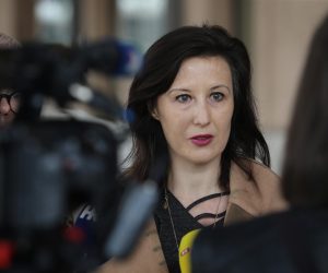 09.05.2019., Zagreb - Konferencija za medije predsjednice stranke "Start" Dalije Oreskovic i stranackih kandidata za EU izbore u povodu Dana Europe. 
Photo: Dalibor Urukalovic/PIXSELL
