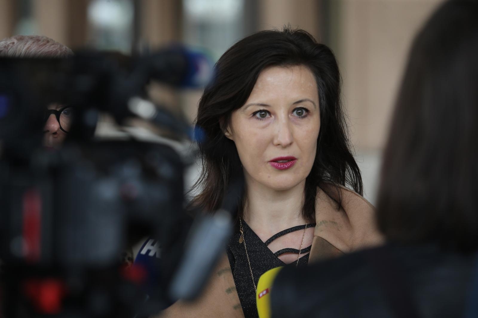 09.05.2019., Zagreb - Konferencija za medije predsjednice stranke "Start" Dalije Oreskovic i stranackih kandidata za EU izbore u povodu Dana Europe. 
Photo: Dalibor Urukalovic/PIXSELL