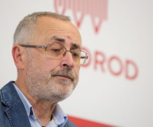 11.10.2019., Zagreb - U sjedistu sindikata Preporod u Subicevoj ulici odrzana je konferencija za medije Sindikata zaposlenika u hrvatskom skolstvu (SZHZ) Preporod na kojoj je predsjednik SZHZ Zeljko Stipic govorio o odazivu na strajk, pritiscima, potpori i ishodu. Photo: Tomislav Miletic/PIXSELL