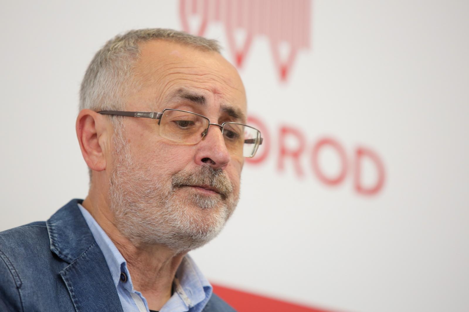 11.10.2019., Zagreb - U sjedistu sindikata Preporod u Subicevoj ulici odrzana je konferencija za medije Sindikata zaposlenika u hrvatskom skolstvu (SZHZ) Preporod na kojoj je predsjednik SZHZ Zeljko Stipic govorio o odazivu na strajk, pritiscima, potpori i ishodu. Photo: Tomislav Miletic/PIXSELL