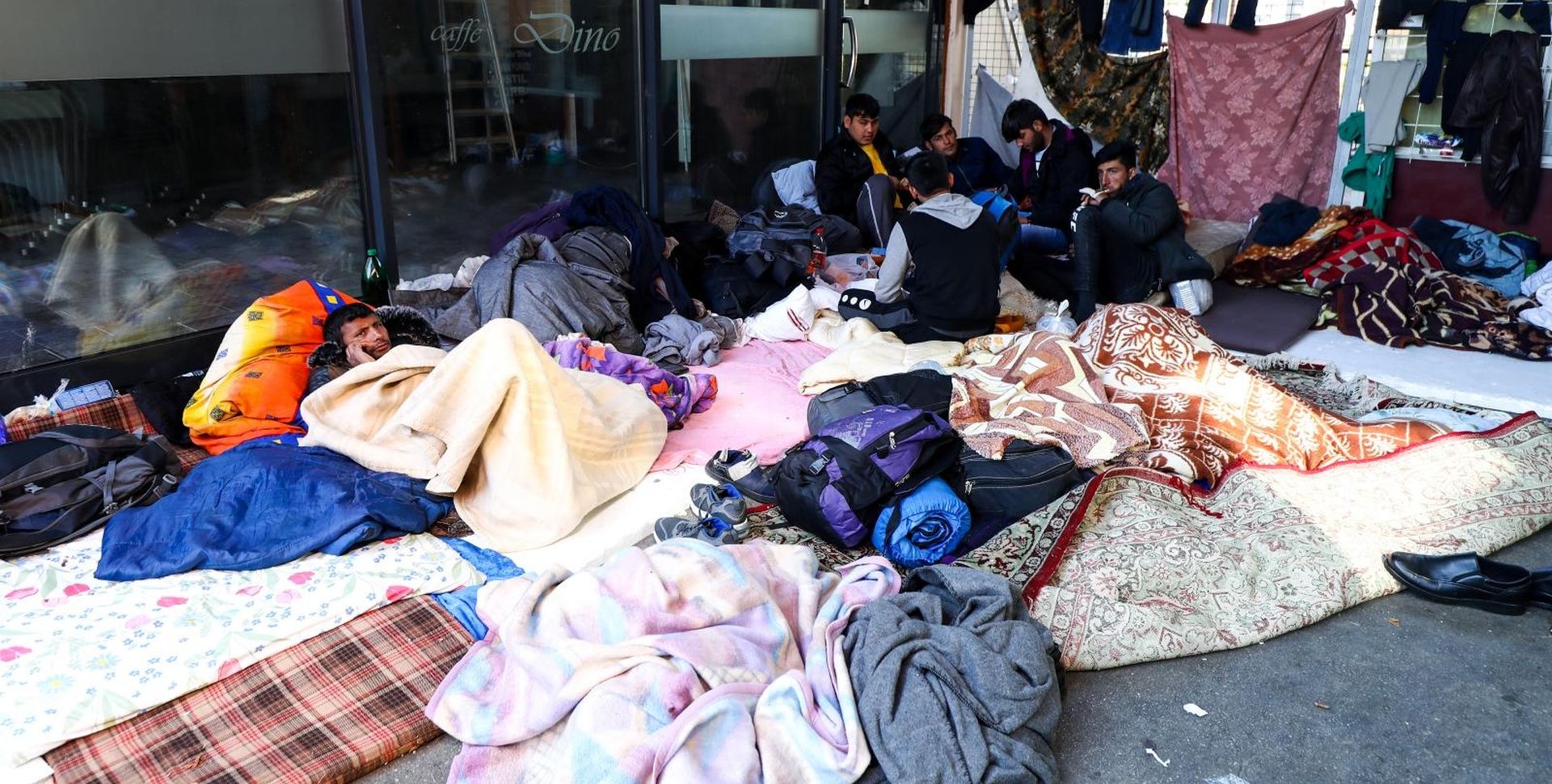 11.10.2019., Tuzla, Bosna i Hercegovina - U posljednih mjesec dana u Tuzli se pojavio veliki broj migranata. 
Photo: Armin Durgut/PIXSELL