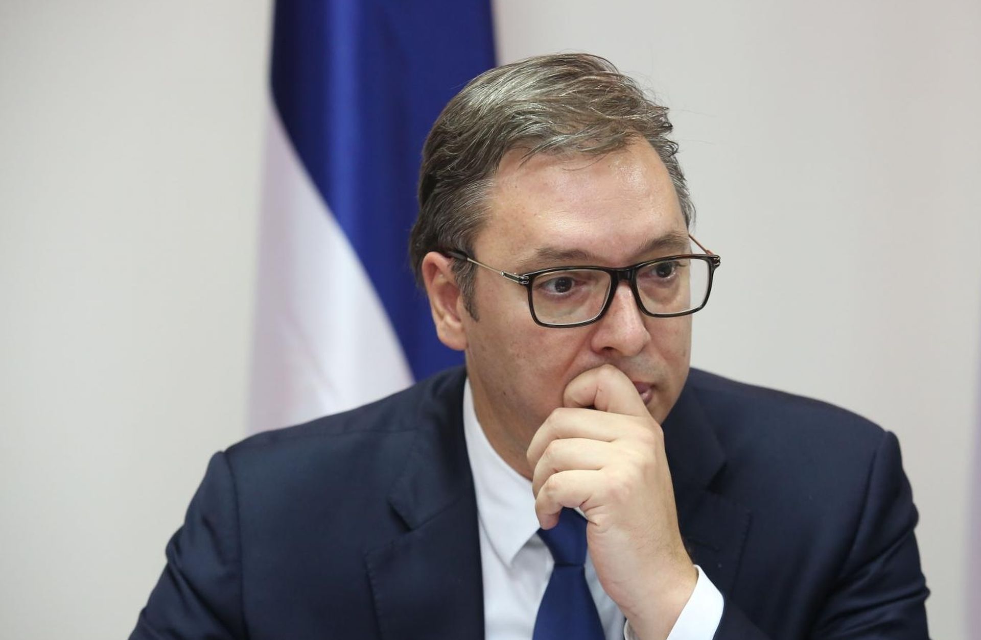 13.09.2019., Drvar, Bosna i Hercegovina - Povodom Dana sjecanja - spomen na sve srpske zrtve stradale u ratovima tijekom 20. stoljeca odrzana je akademija "Krajino moja", posvecena stradanju Srba iz zapadnokrajiskih opcina. Predsjednik Srbije Aleksandar Vucic. Photo: Dusko Jaramaz/PIXSELL