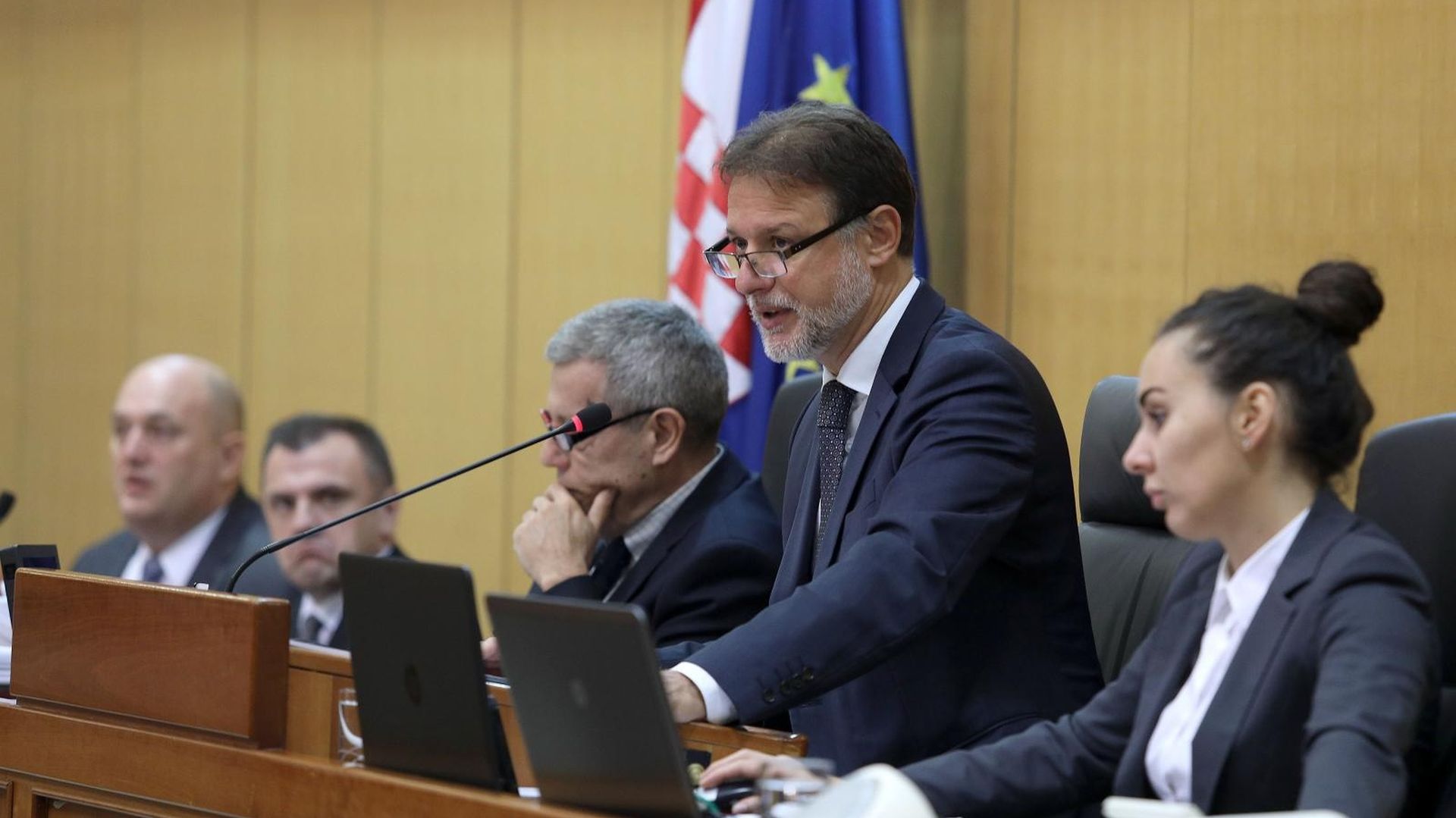 13.11.2019., Zagreb - Sabor je 14. sjednicu nastavio izjasnjavanjem o amandmanima na proracun za 2020. godinu. 
Photo: Patrik Macek/PIXSELL