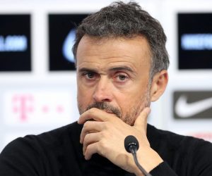 Zagreb: Konferencija španjolskog izbornika nakon poraza na Maksimiru 15.11.2018., stadion Maksimir, Zagreb - Izbornik Spanjolske Luis Enrique na konferenciji za novinare nakon poraza u utakmici 3. kola UEFA Lige nacije  Hrvatska - Spanjolska: 3:2. 
Photo: Igor Kralj/PIXSELL