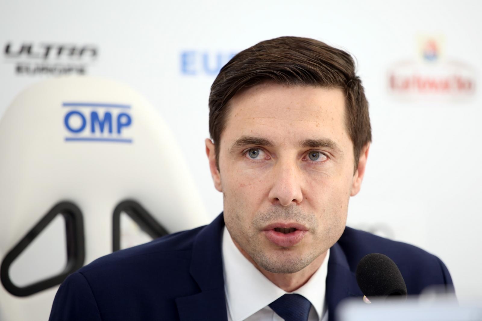 18.06.2018., Split - Konferencija za medije Hajduka uoci pocetka priprema za novu sezonu. Sportski direktor Sasa Bjelanovic. Photo: Miranda Cikotic/PIXSELL