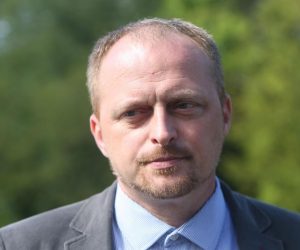 18.09.2017., Ogulin - Dan nakon velike poplave u Ogulinu se saniraju stete. Brojne kuce jos su poplavljene iako je vodostaj rijeke Dobre pao. Gradonacelnik Damir Domitrovic. 
Photo: Kristina Stedul Fabac/PIXSELL
