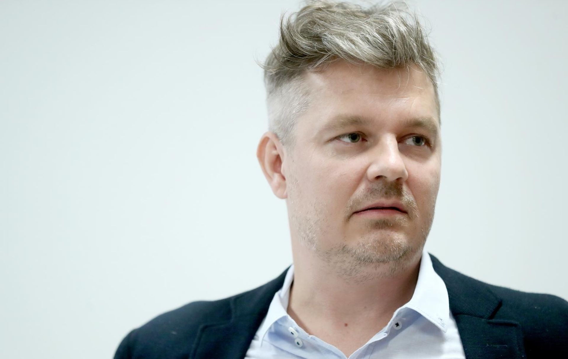 18.09.2019., Zagreb - Prostorije GONG-a. Redatelj Dario Jurican promjenio je ime u Milan Bandic i pod njim krece u kampanju za predsjednicke izbore. Photo: Sanjin Strukic/PIXSELL
