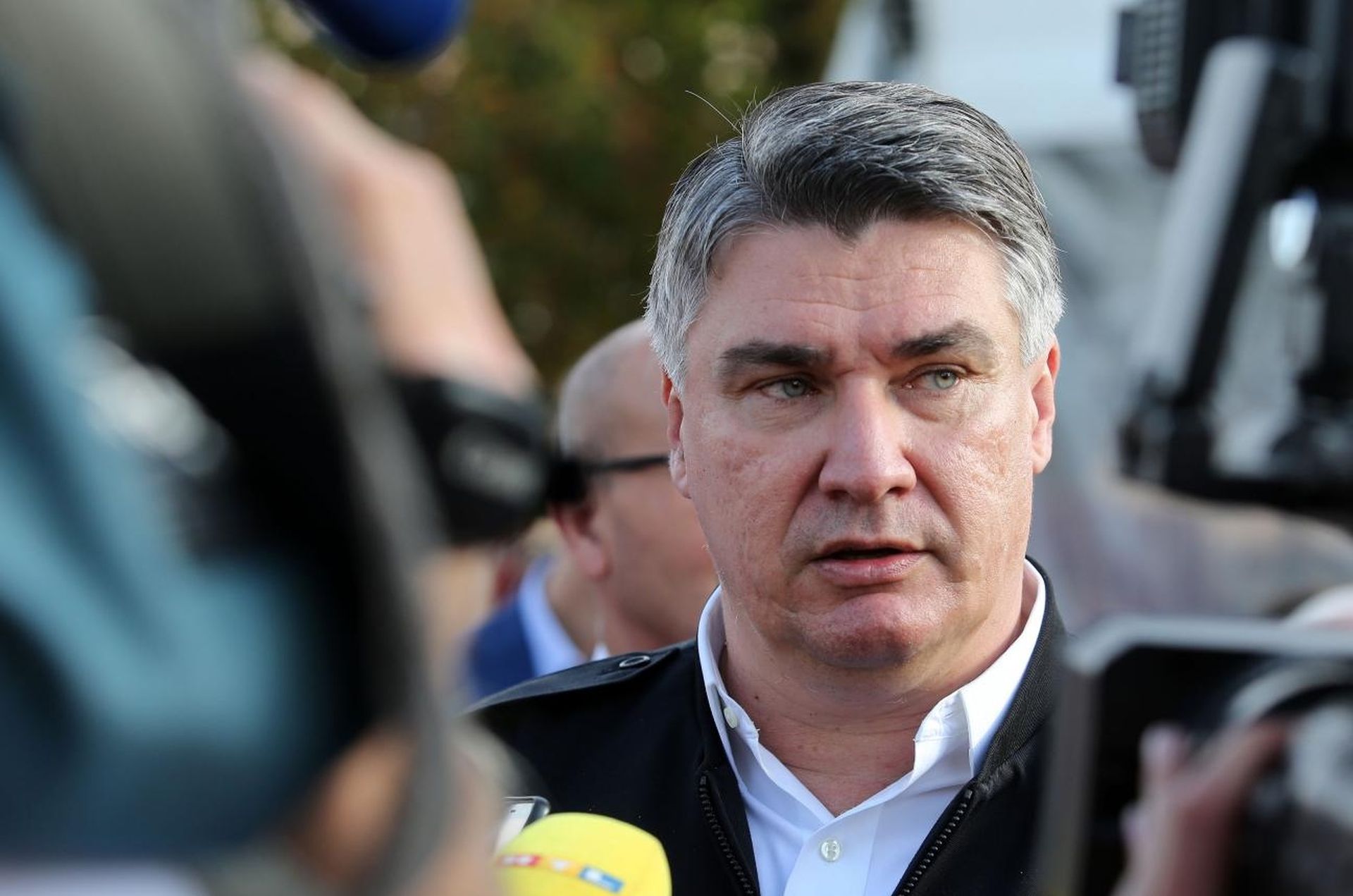 18.10.2019., Tinjan - Internacionalni sajam prsuta. Predsjednicki kandidat Zoran Milanovic posjetio sajam prsuta.
Photo:Goran Kovacic/PIXSELL