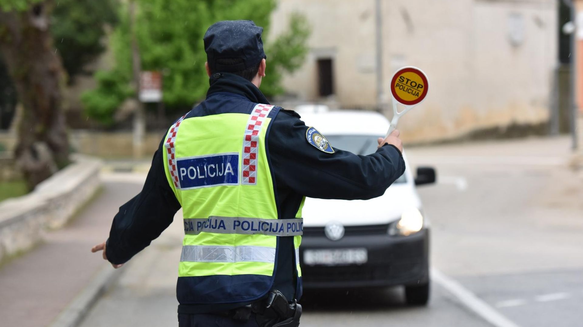 19.04.2018., Sibenik -
Policijska kontrola vozila
Photo: Hrvoje Jelavic/PIXSELL